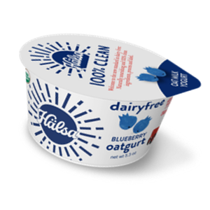 Hälsa Dairyfree Organic Oatgurt Blueberry, oat milk, oat yogurt, oatgurt, organic, halsa, 100% clean