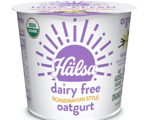 Hälsa Organic Vanilla Oatmilk Yogurt - No Added Sugar, oat milk, oat yogurt, oatgurt, organic, halsa, 100% clean